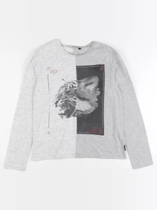 IKKS - tee-shirt gris - 12 ans