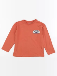 Zara - tee-shirt imprimé au dos orange - 3/4 ans