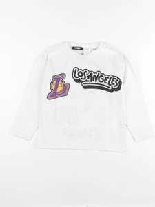 Zara - tee-shirt imprimé au dos blanc - 6 ans