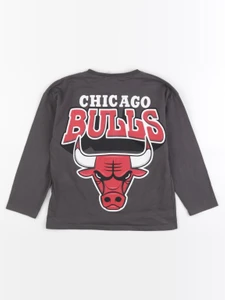 Zara - tee-shirt imprimé au dos gris - 6 ans