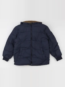 Vertbaudet - doudoune réversible marron - 10 ans