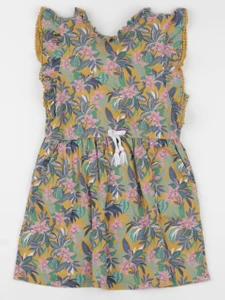 Vertbaudet - robe jaune - 6 ans