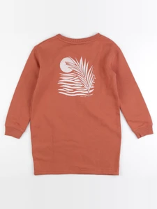 Roxy - robe imprimé au dos orange - 8 ans