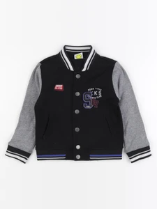 IKKS - veste imprimé au dos gris, noir - 5 ans