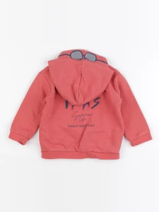 IKKS - sweat imprimé au dos rouge - 18 mois