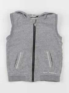 IKKS - gilet imprimé au dos gris - 3 ans