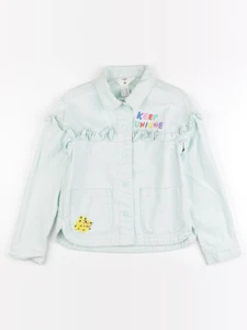 H&M - veste imprimé au dos vert - 6/8 ans