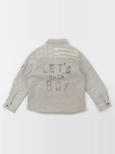 IKKS - chemise imprimé au dos beige - 3 ans