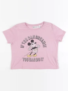 H&M - tee-shirt rose - 8/10 ans