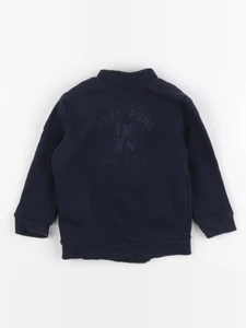 IKKS - veste doublé, imprimé au dos bleu - 2 ans