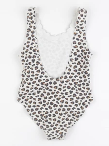 Monoprix - maillot de bain marron - 6 ans