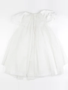 Jacadi - robe or, blanc - 3/5 ans