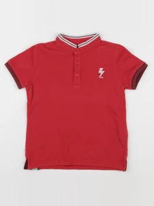 IKKS - polo imprimé au dos rouge - 5 ans