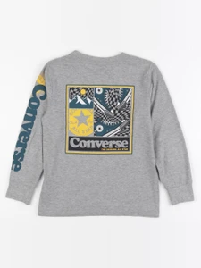 Converse - tee-shirt imprimé au dos gris - 6 ans
