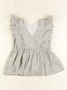 Vertbaudet - blouse vert, rose - 12 ans