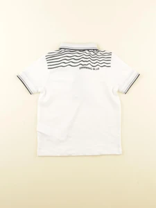 IKKS - polo imprimé au dos blanc - 2 ans