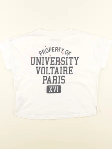 Zadig & Voltaire - tee-shirt blanc - 8 ans