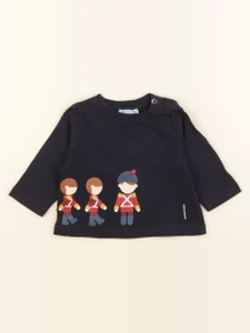 Jacadi - tee-shirt imprimé au dos bleu - 6 mois