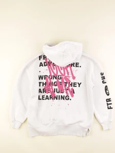 Zara - sweat imprimé au dos blanc - 11/12 ans