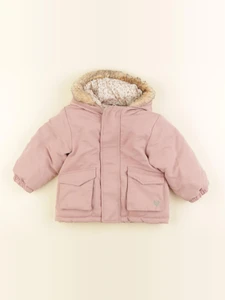 Vertbaudet - doudoune réversible rose - 24 mois