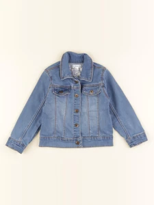 Vertbaudet - veste imprimé au dos bleu - 24 mois