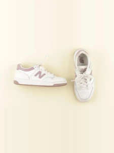 New Balance - baskets blanc, violet - pointure 33