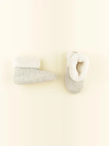 Monoprix - chaussons gris, or - pointure 32/33