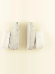 Monoprix - chaussons gris, or - pointure 32/33