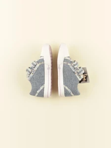 Vertbaudet - tennis à scratch/ lacets bleu, rose - pointure 24