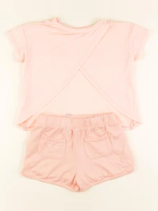 Vertbaudet - ensemble rose - 5 ans