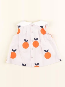 Jacadi - blouse rose, orange - 6 mois