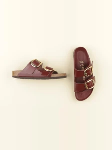 Birkenstock - sandales rouge - pointure 37
