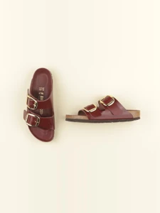 Birkenstock - sandales rouge - pointure 37