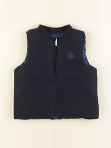 Jacadi - doudoune réversible bleu - 24 mois