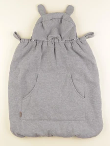 Vertbaudet - protège porte-bébé gris - 0/18 mois