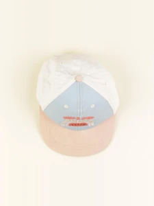 Vertbaudet - casquette bleu, rose - 4/6 ans