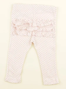Petit Bateau - legging volants au dos rose - 6 mois
