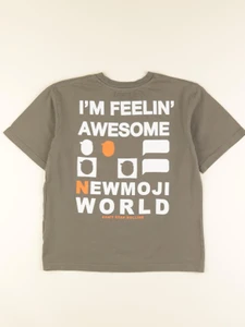 Zara - tee-shirt imprimé au dos vert - 8/9 ans