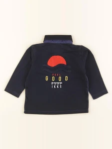 IKKS - polo bleu - 6 mois