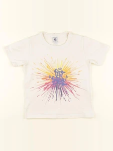 Petit Bateau - tee-shirt beige - 5 ans