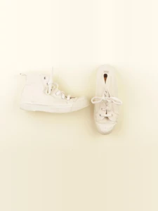 Bensimon - tennis à scratch/ lacets beige - pointure 34