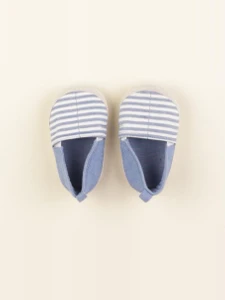 Boutchou - chaussons bleu, beige - pointure 16/17