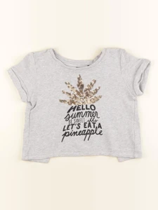 IKKS - sweat gris - 10 ans