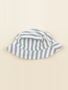 Cadet Rousselle - chapeau bleu, blanc - 3/6 mois