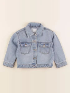 Vertbaudet - veste imprimé au dos bleu - 3 ans