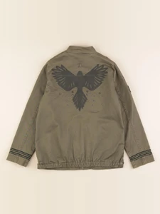 IKKS - veste imprimé au dos vert - 10 ans