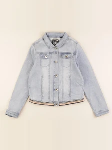 IKKS - veste imprimé au dos bleu - 10 ans