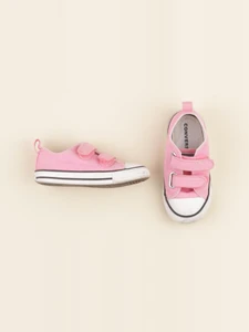 Converse - tennis à scratch/ lacets rose - pointure 23