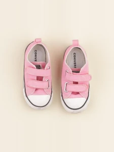 Converse - tennis à scratch/ lacets rose - pointure 23