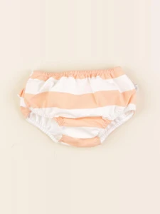 Lassig - maillot de bain blanc, orange - 6/12 mois